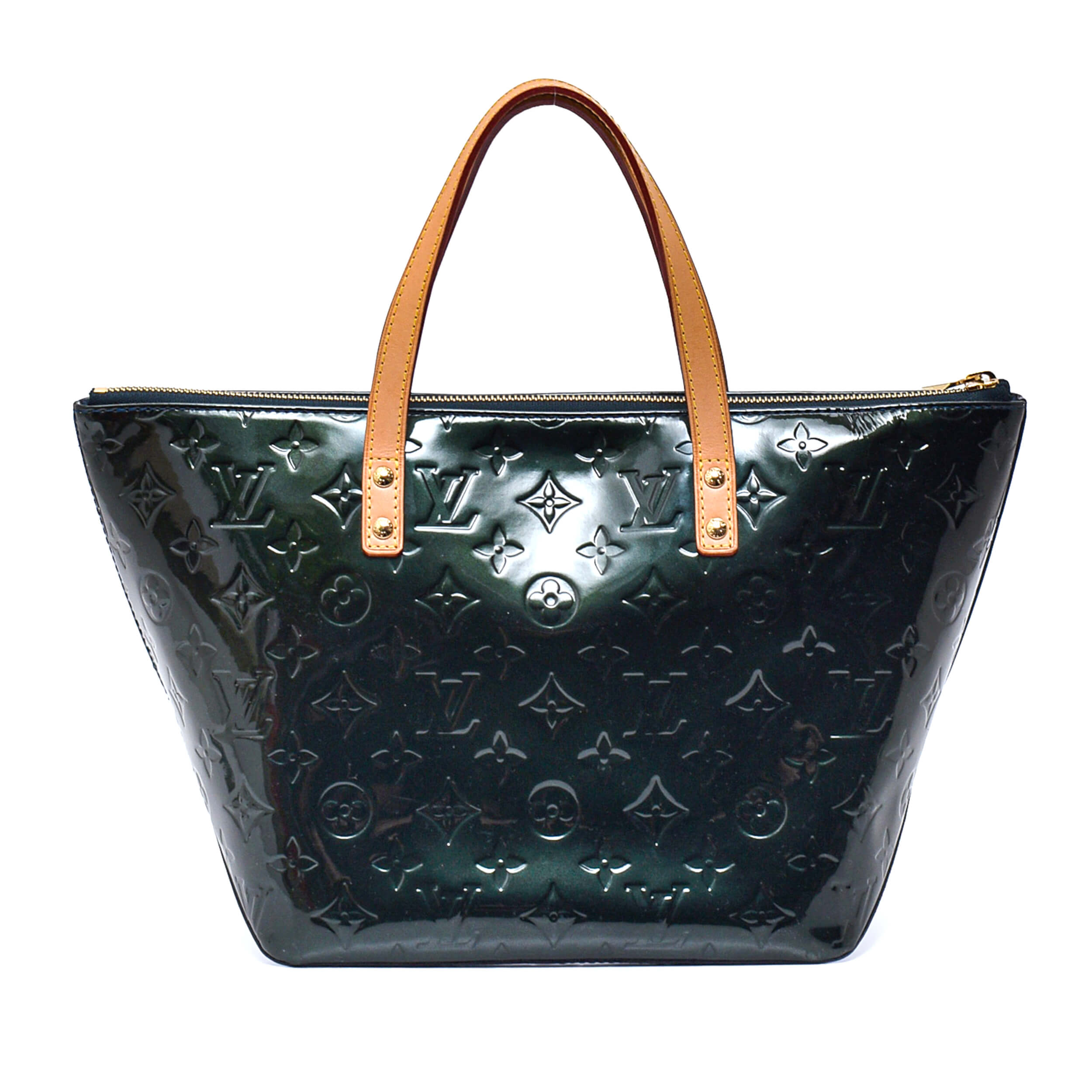 Louis Vuitton - Vert Bronze Monogram Vernis Bellevue PM Bag